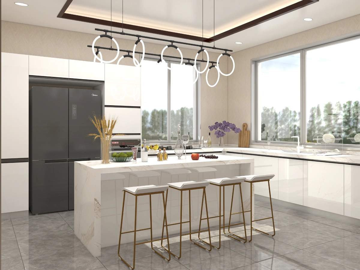 Custom kitchen and cabinet system factory-direct from Foshan for B2B project supply