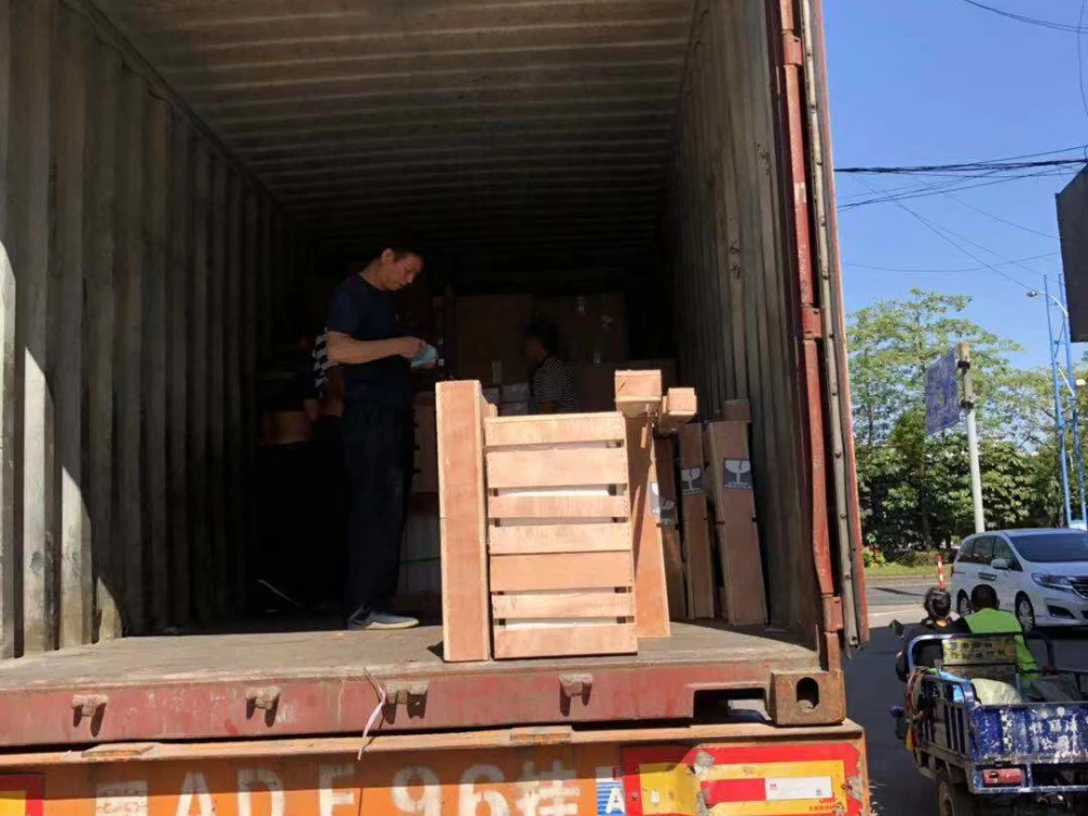 George Group container-ready packing and export loading for cabinet projects