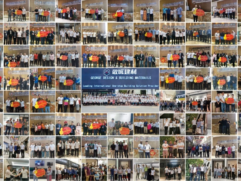 George Group international project clients visiting Foshan headquarters